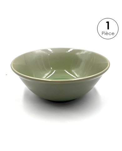 Service de Table en Céramique 13 pièces - Vert Service de Table en Céramique 13 pièces - Vert