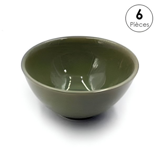 Service de Table en Céramique 13 pièces - Vert