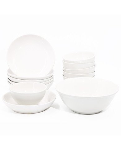 Service de Table 13 pièces - Blanc Brillant Service de Table 13 pièces - Blanc Brillant