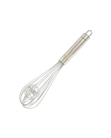 Fouet de cuisine et pâtisserie en inox avec bille 27cm Nirosta - FACKELMANN Fouet de cuisine et pâtisserie en inox avec bille 27cm Nirosta - FACKELMANN