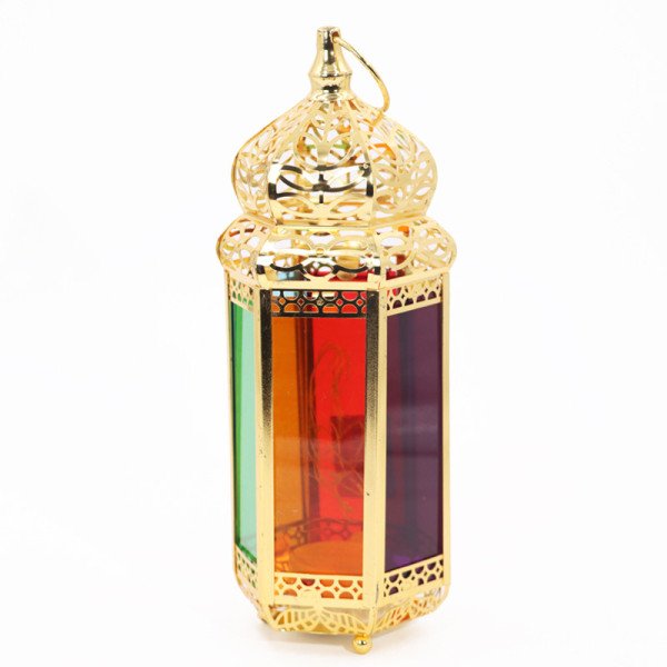 Lanterne Décorative Fanous Ramadan Métal Doré avec Lumière LED – Ambiance chaleureuse et festive Lanterne Décorative Fanous Ramadan Métal Doré avec Lumière LED – Ambiance chaleureuse et festive