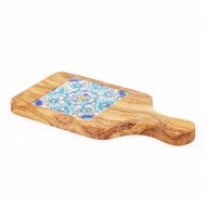 Dessous Plat en Bois et Céramique – Design Artisanal