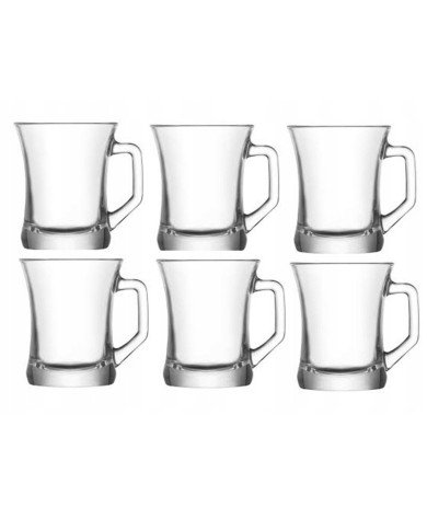 Lot de 6 Verres à Thé 220ml Zen+ - LAV Lot de 6 Verres à Thé 220ml Zen+ - LAV