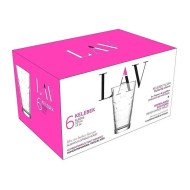Lot de 6 Verres à Eau 325ml Kelebek - LAV