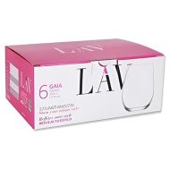 Lot de 6 Verres à Eau 360ml Gaia - LAV