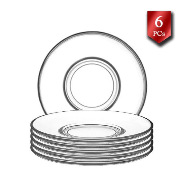 Lot de 6 Sous-Tasses à Thé Eda Ø 11,5cm - LAV