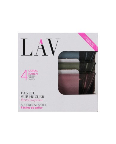 Lot de 4 Bols à Crème Coral Karen 300ml - LAV Lot de 4 Bols à Crème Coral Karen 300ml - LAV