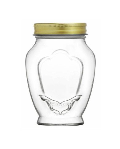 Pot de Conservation avec couvercle Doré 1000ml - LAV Pot de Conservation avec couvercle Doré 1000ml - LAV