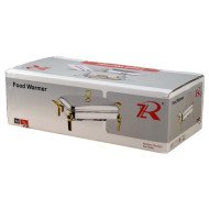 Chauffe-Plat Rectangulaire en Inox 3 Litres avec Poignées et Pieds Dor Chauffe-Plat Rectangulaire en Inox 3 Litres avec Poignées et Pieds Dor