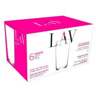 Lot de 6 Verres à Eau 280ml Liberty - LAV