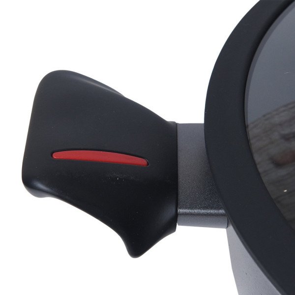 Faitout Antiadhésif avec Couvercle en Verre Ø28 cm - BAROLY