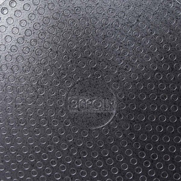 Poêle Sauteuse Antiadhésif en Granite avec Couvercle en Verre Ø28 cm