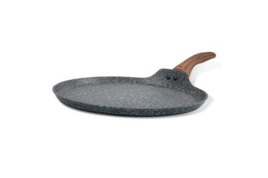 Crêpière / Poêle à Pizza en Granite BAROLY Ø28 cm Revêtement BioEcoLon