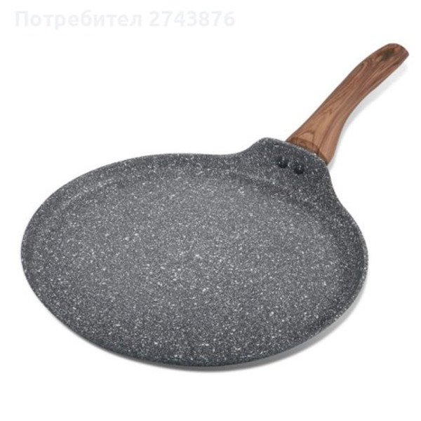 Crêpière / Poêle à Pizza en Granite BAROLY Ø28 cm - Revêtement BioEcolON - Fond Induction - BAROLY Crêpière / Poêle à Pizza en Granite BAROLY Ø28 cm - Revêtement BioEcolON - Fond Induction - BAROLY