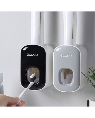 Distributeur Automatique de Dentifrice Mural - Fixation sans perçage - Distributeur Automatique de Dentifrice Mural - Fixation sans perçage -