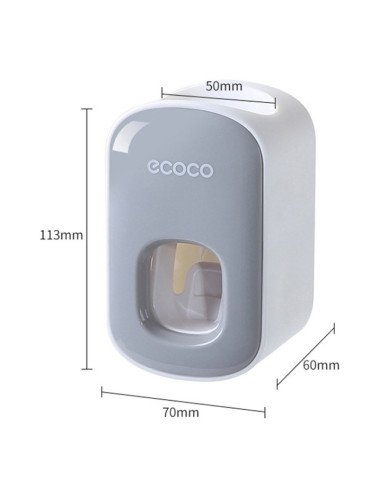 Distributeur Automatique de Dentifrice Mural - Fixation sans perçage - Distributeur Automatique de Dentifrice Mural - Fixation sans perçage -