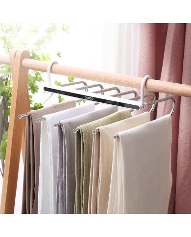 Porte-Vêtements / Cintre Multifonction - Range-foulards et Pantalons Rotatif - ECOCO Porte-Vêtements / Cintre Multifonction - Range-foulards et Pantalons Rotatif - ECOCO