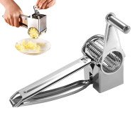 Râpe à Fromage Dur à Manivelle Chromée 20cm - Vocen Râpe à Fromage Dur à Manivelle Chromée 20cm - Vocen