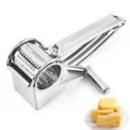 Râpe à Fromage Dur à Manivelle Chromée 20cm - Vocen Râpe à Fromage Dur à Manivelle Chromée 20cm - Vocen