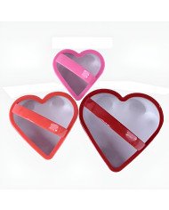 Moule Découpeur de Biscuits en Acier Coeur 3pcs avec Poignée