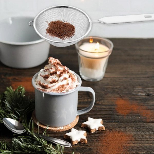 Passoire tamis inox 10cm - FACKELMANN Passoire tamis inox 10cm - FACKELMANN