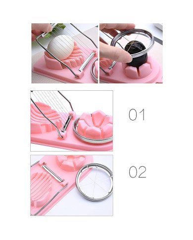 Coupe-oeuf Multifonctions en Acier Inoxydable - Cookstyle Coupe-oeuf Multifonctions en Acier Inoxydable - Cookstyle