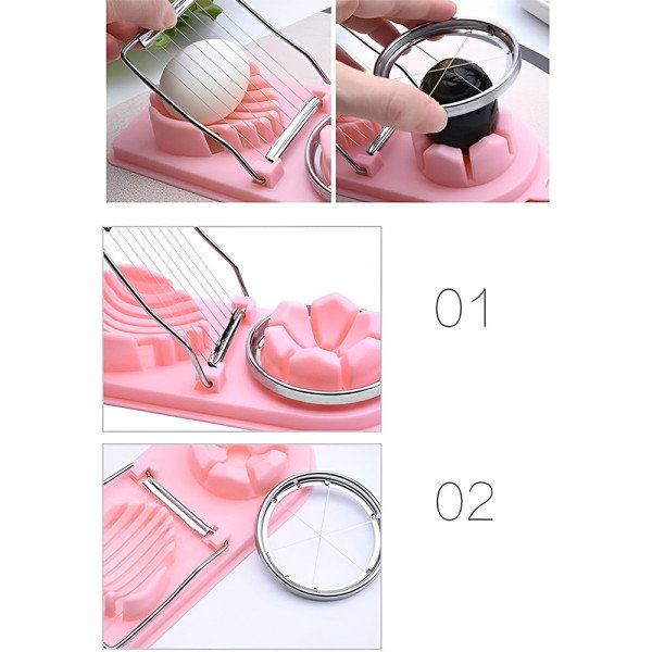 Coupe-oeuf Multifonctions en Acier Inoxydable - Cookstyle Coupe-oeuf Multifonctions en Acier Inoxydable - Cookstyle