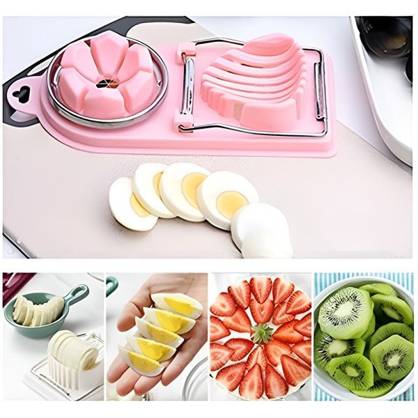 Coupe-oeuf Multifonctions en Acier Inoxydable - Cookstyle Coupe-oeuf Multifonctions en Acier Inoxydable - Cookstyle