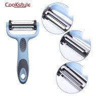 Éplucheur Multifonction Antidérapant en Acier Inoxydable - Cookstyle Éplucheur Multifonction Antidérapant en Acier Inoxydable - Cookstyle