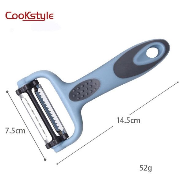 Éplucheur Multifonction Antidérapant en Acier Inoxydable - Cookstyle Éplucheur Multifonction Antidérapant en Acier Inoxydable - Cookstyle