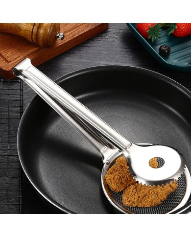 Pince à Friture à Maille Filtrante Multifonction en Acier Inoxydable - Shengya