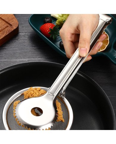 Pince à Friture à Maille Filtrante Multifonction en Acier Inoxydable