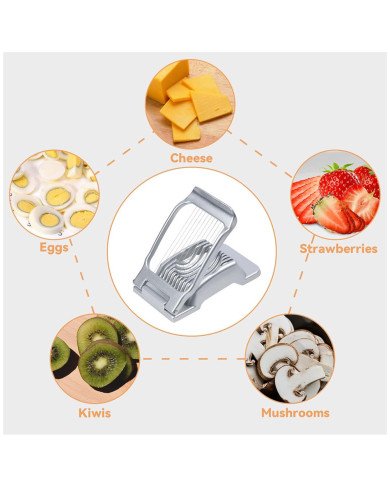 Coupe-Œufs Multifonction  en Acier Inoxydable - Shengya