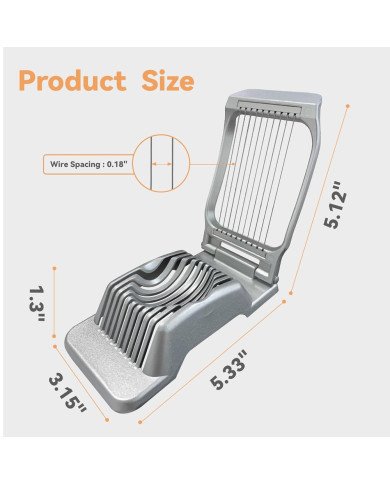 Coupe-Œufs Multifonction  en Acier Inoxydable - Shengya