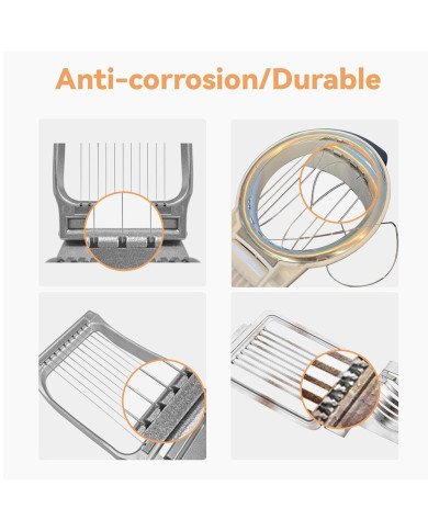 Coupe-Œufs Multifonction  en Acier Inoxydable - Shengya