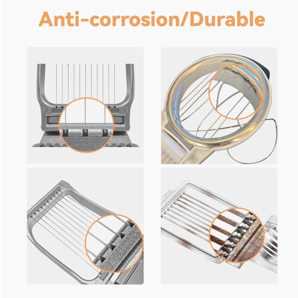 Coupe-Œufs Multifonction  en Acier Inoxydable - Shengya Coupe-Œufs Multifonction  en Acier Inoxydable - Shengya