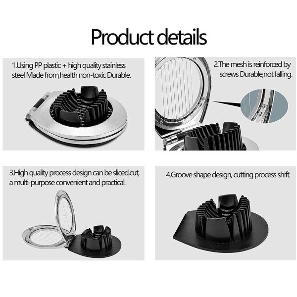 Coupe-Œufs Multifonction en Acier Inoxydable - Shengya Coupe-Œufs Multifonction en Acier Inoxydable - Shengya