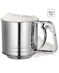 Tamis à Poudre Mécanique Multifonction GM Ø12 cm en Acier Inoxydable - Shengya Tamis à Poudre Mécanique Multifonction GM Ø12 cm en Acier Inoxydable - Shengya