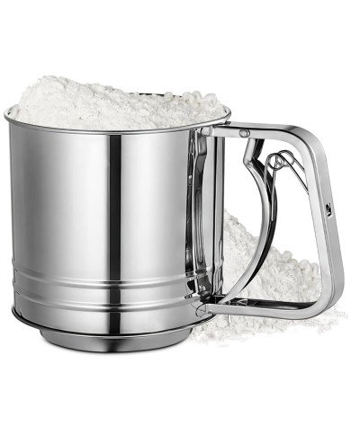 Tamis à Poudre Mécanique Multifonction PM Ø10 cm en Acier Inoxydable -