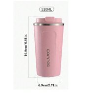 Tasse à Café Mug Isotherme en Acier Inoxydable 510 ml