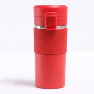 Tasse à Café Mug Isotherme en Acier Inoxydable avec poignée en caoutchouc 510 ml