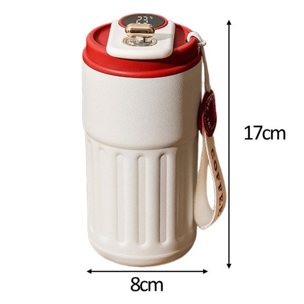 Tasse à Café Mug Isotherme en Acier Inoxydable Affichage Température