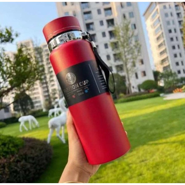 Thermos à Café Gourde Isotherme en Acier Inoxydable 1 Litre