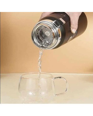 Thermos à Café Gourde Isotherme en Acier Inoxydable 1 Litre