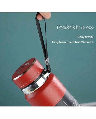 Thermos à Café Gourde Isotherme en Acier Inoxydable 1 Litre