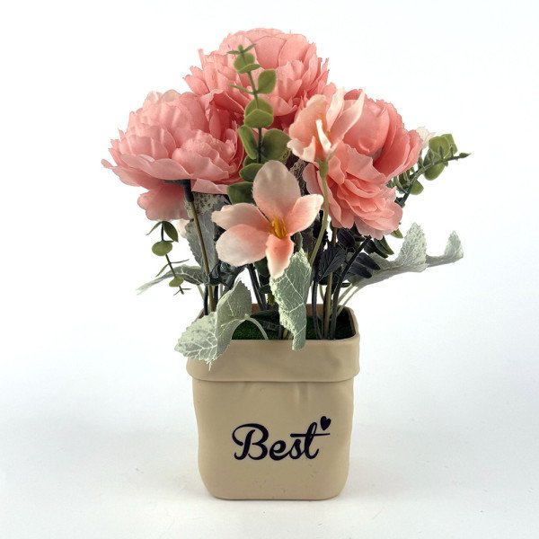 Arrangement Floral Artificiel en Pot Design HZ760-4