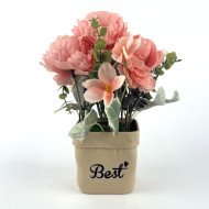 Arrangement Floral Artificiel en Pot Design HZ760-4