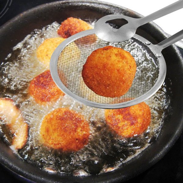 Pince à friture avec égouttoir 29cm Zenker - FACKELMANN