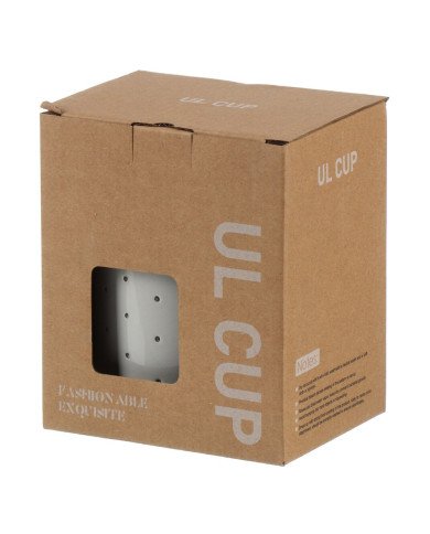 Mug Chop en Céramique avec Couvercle et Cuillère 600 ml Mug Chop en Céramique avec Couvercle et Cuillère 600 ml