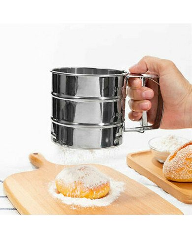 Passoire à sucre et farine tamis à sucre en inox - FACKELMANN